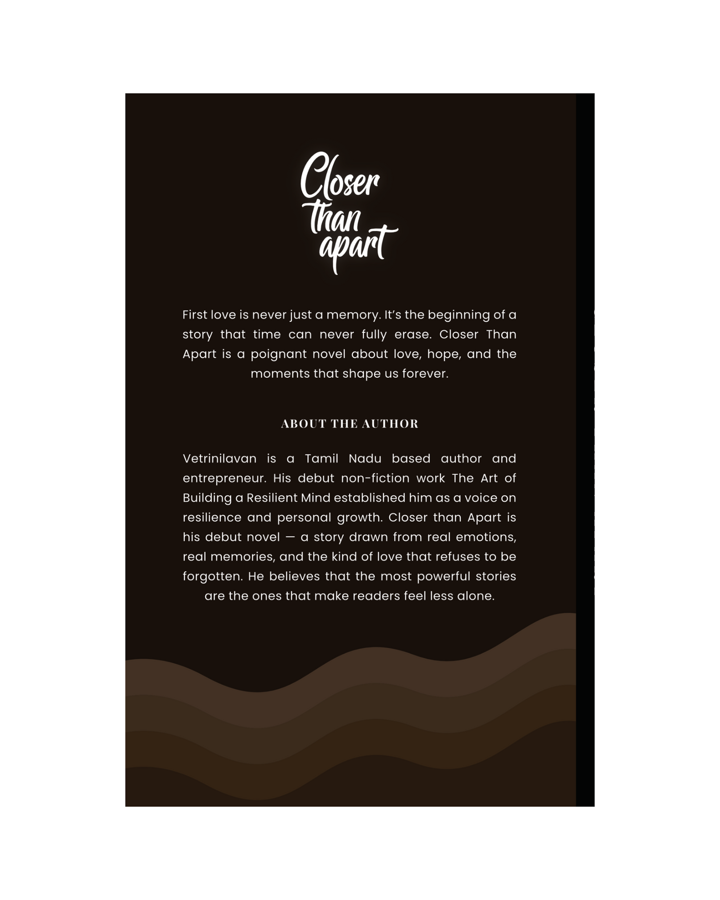 Closer Than Apart Book